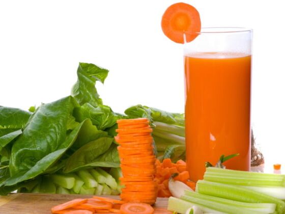 Freshly squeezed liquids from varicose veins